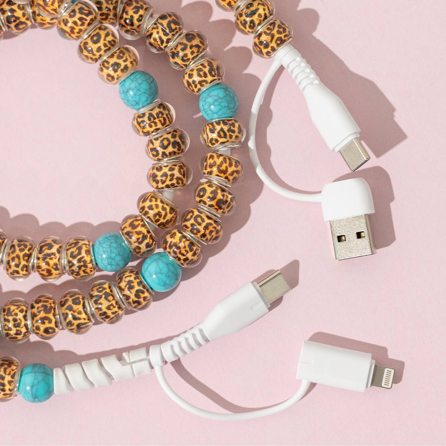 4-in-1 Beaded Charging Cable