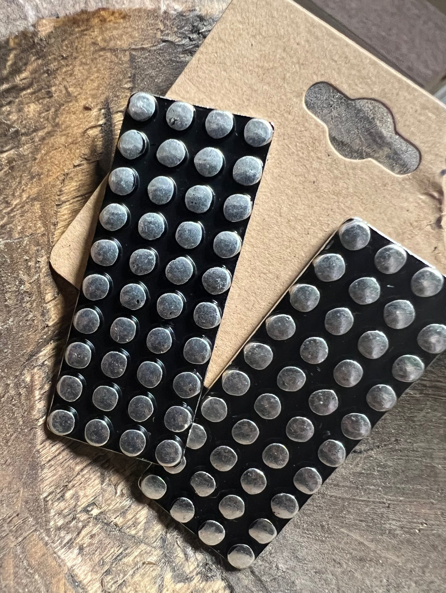 Medal Bubble Domino Earrings