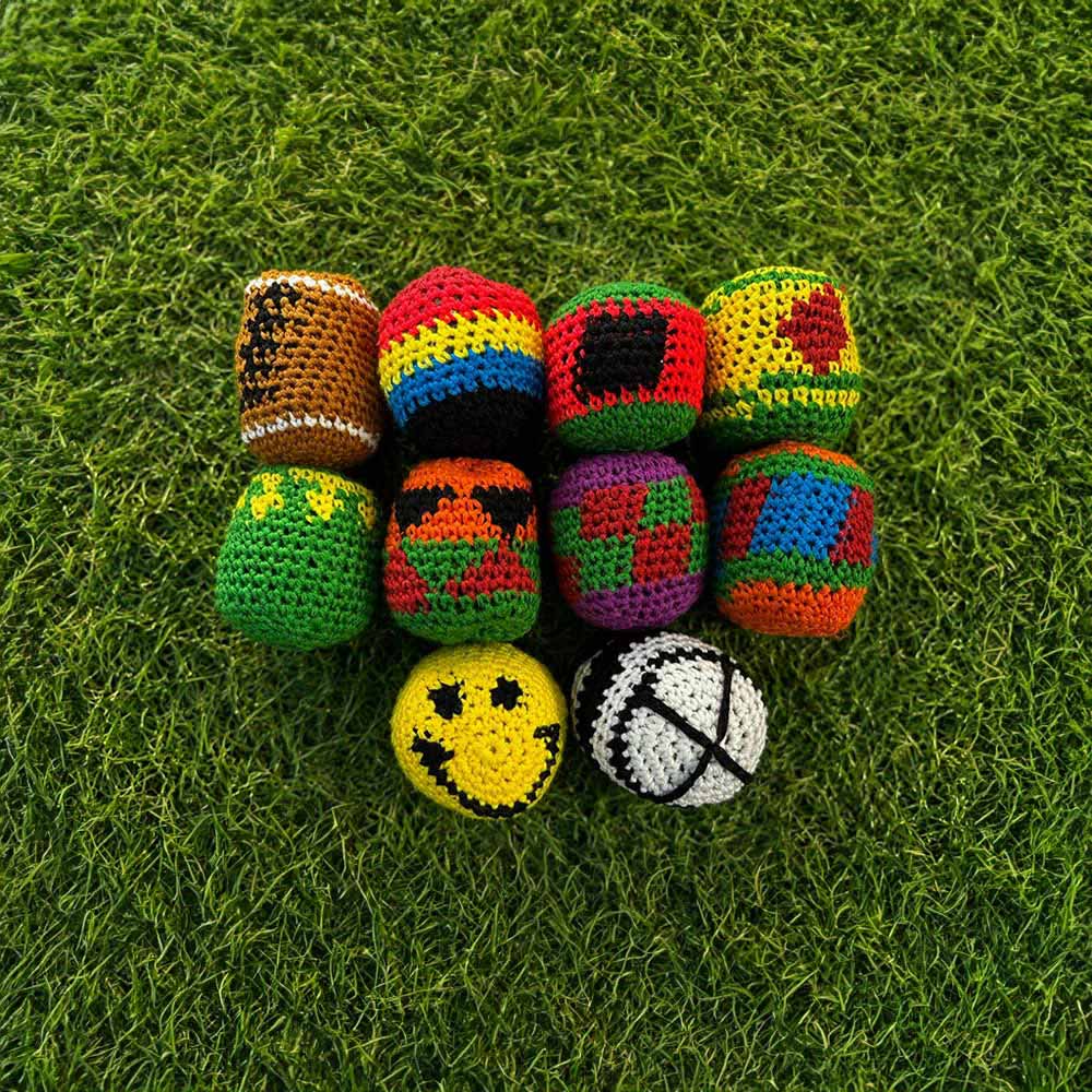 Crochet Hacky Sack Toy Ball