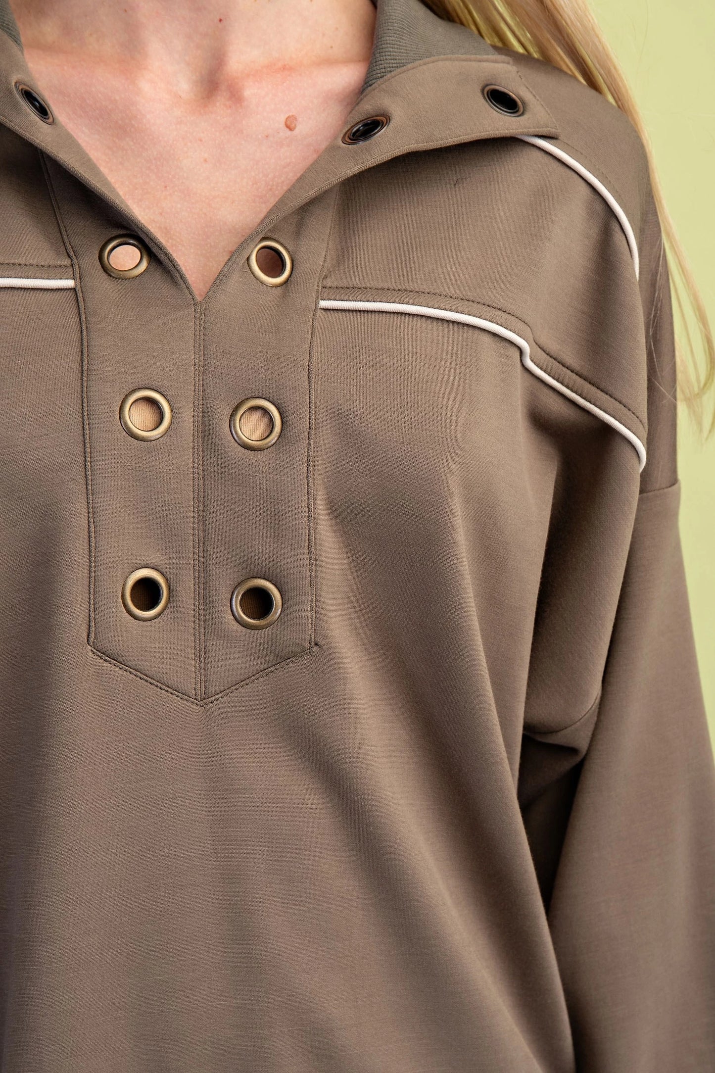 Sassy Soft Green Sweatshirt