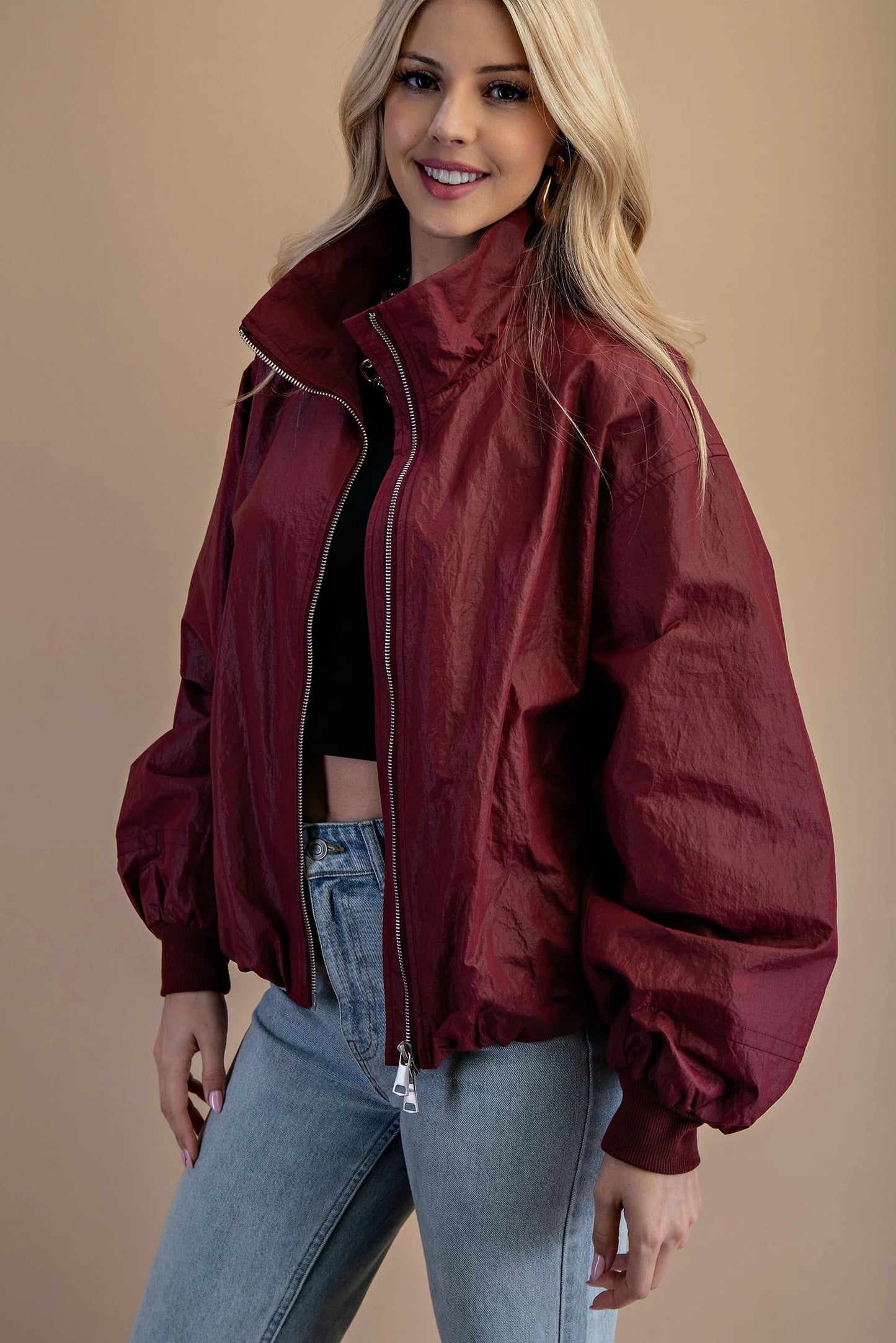 Zip & Glam Windbreaker