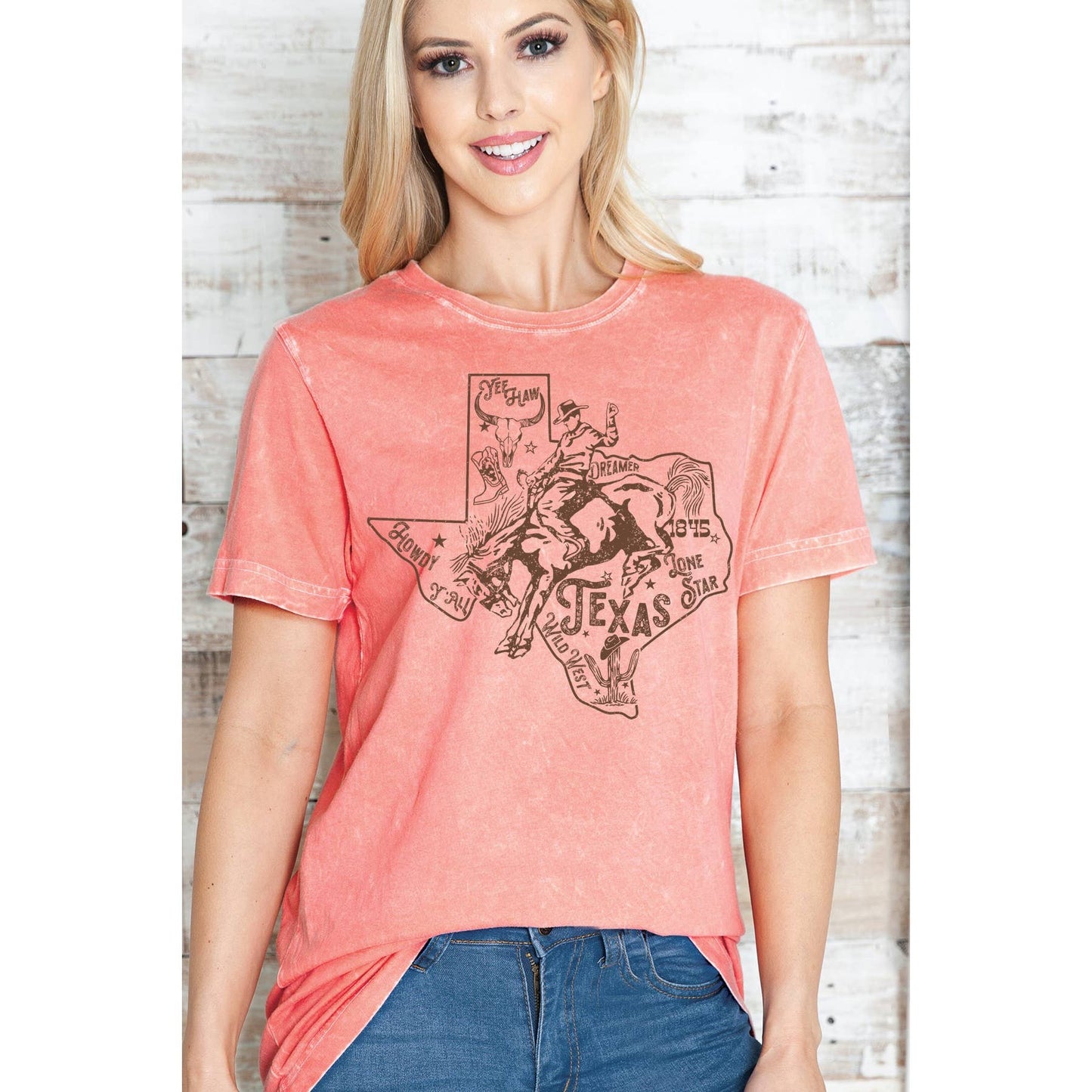 Texas - Mineral Wash T Shirt