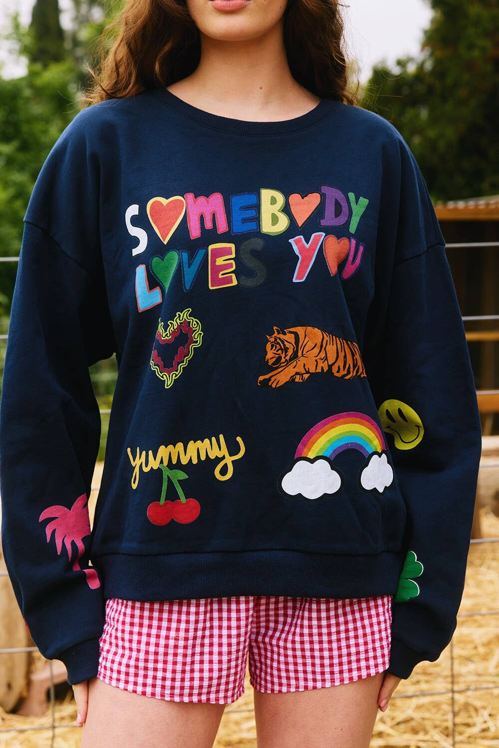 'Somebody Loves You' Graphic Sweatshirts