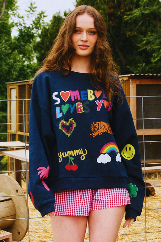 'Somebody Loves You' Graphic Sweatshirts
