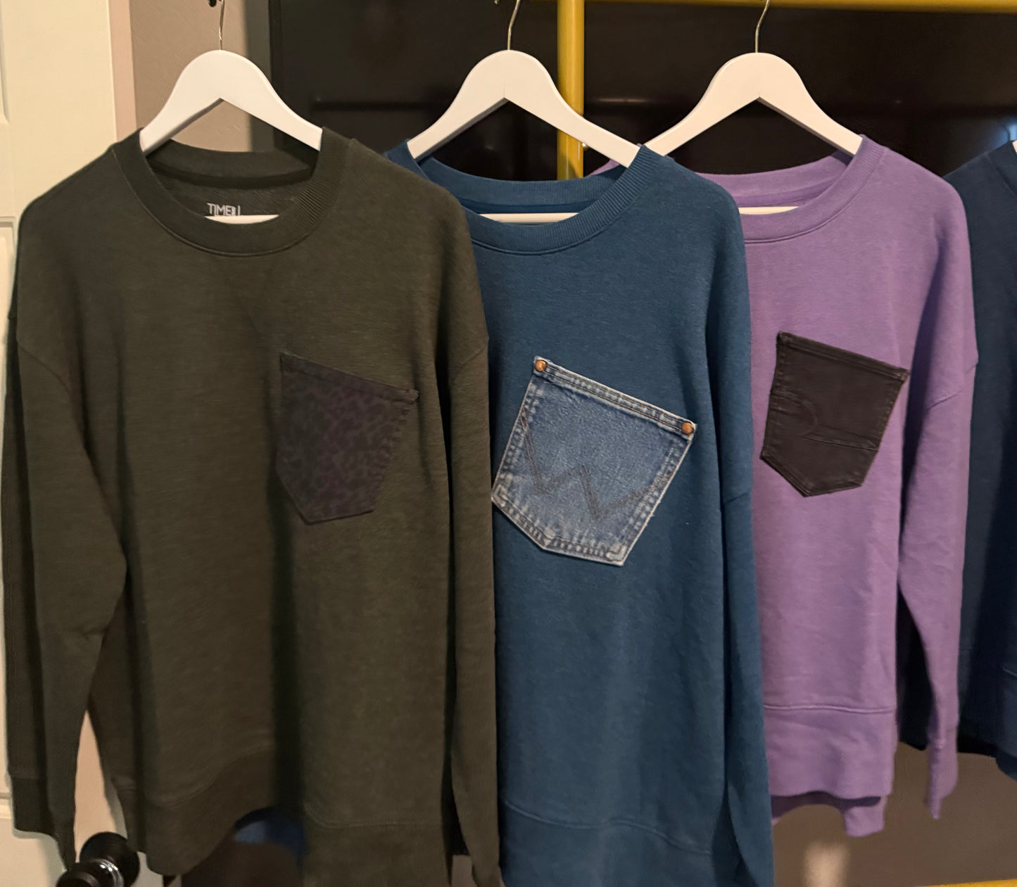 Jean Pocket Sweatshirt