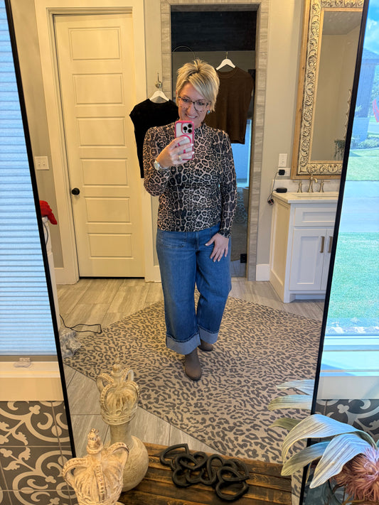 Wild Side Mesh Top