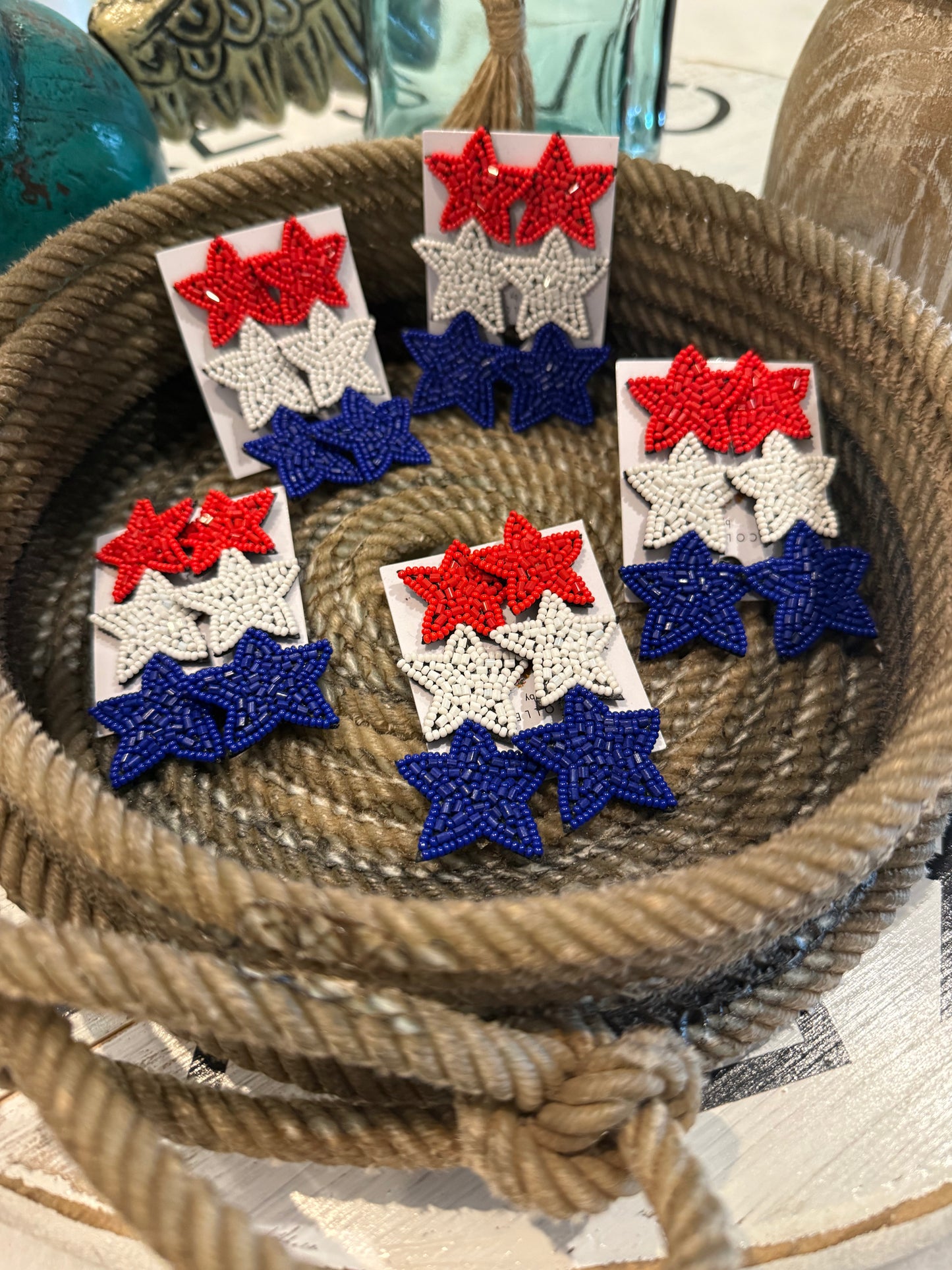 Stars & Sass Beaded Earrings
