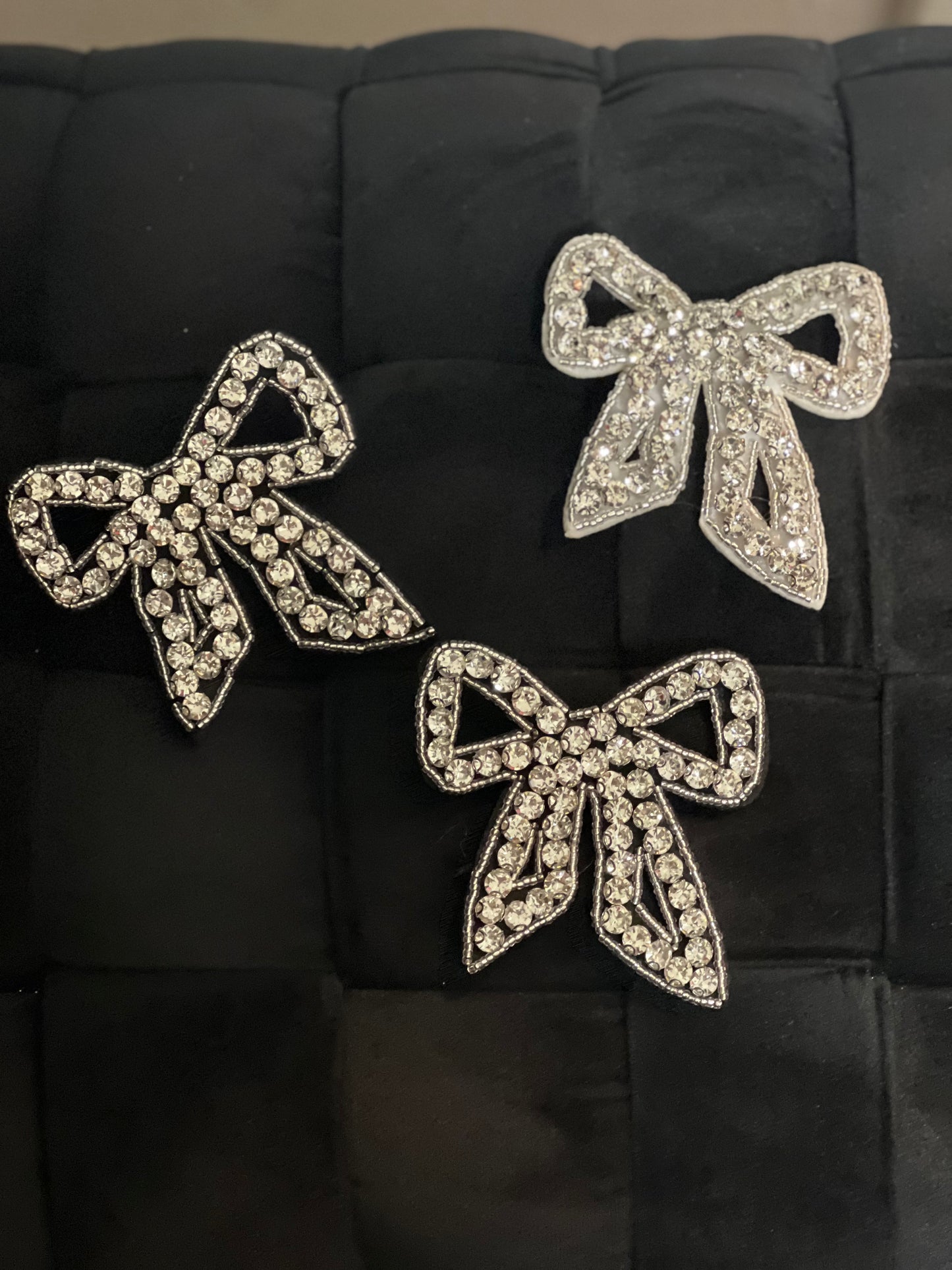 Bow Rhinestone Pin