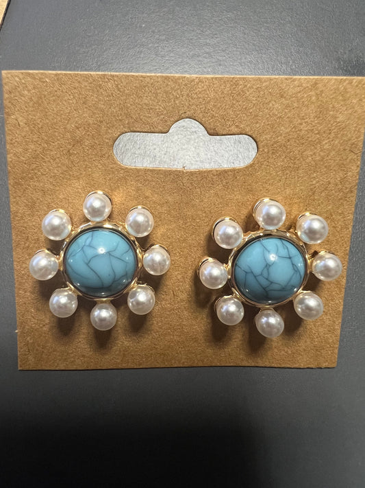 Wildflower Pearl Earrings