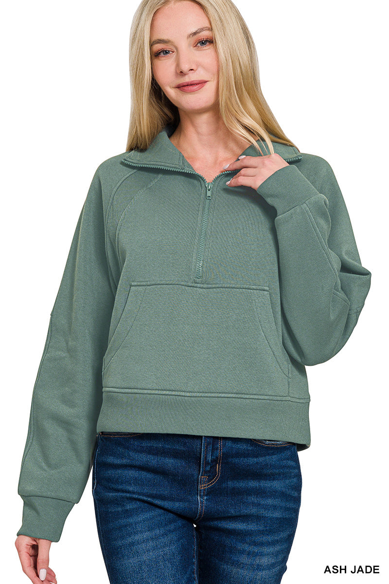 Fleece 1/2 Zip Sweatshirts