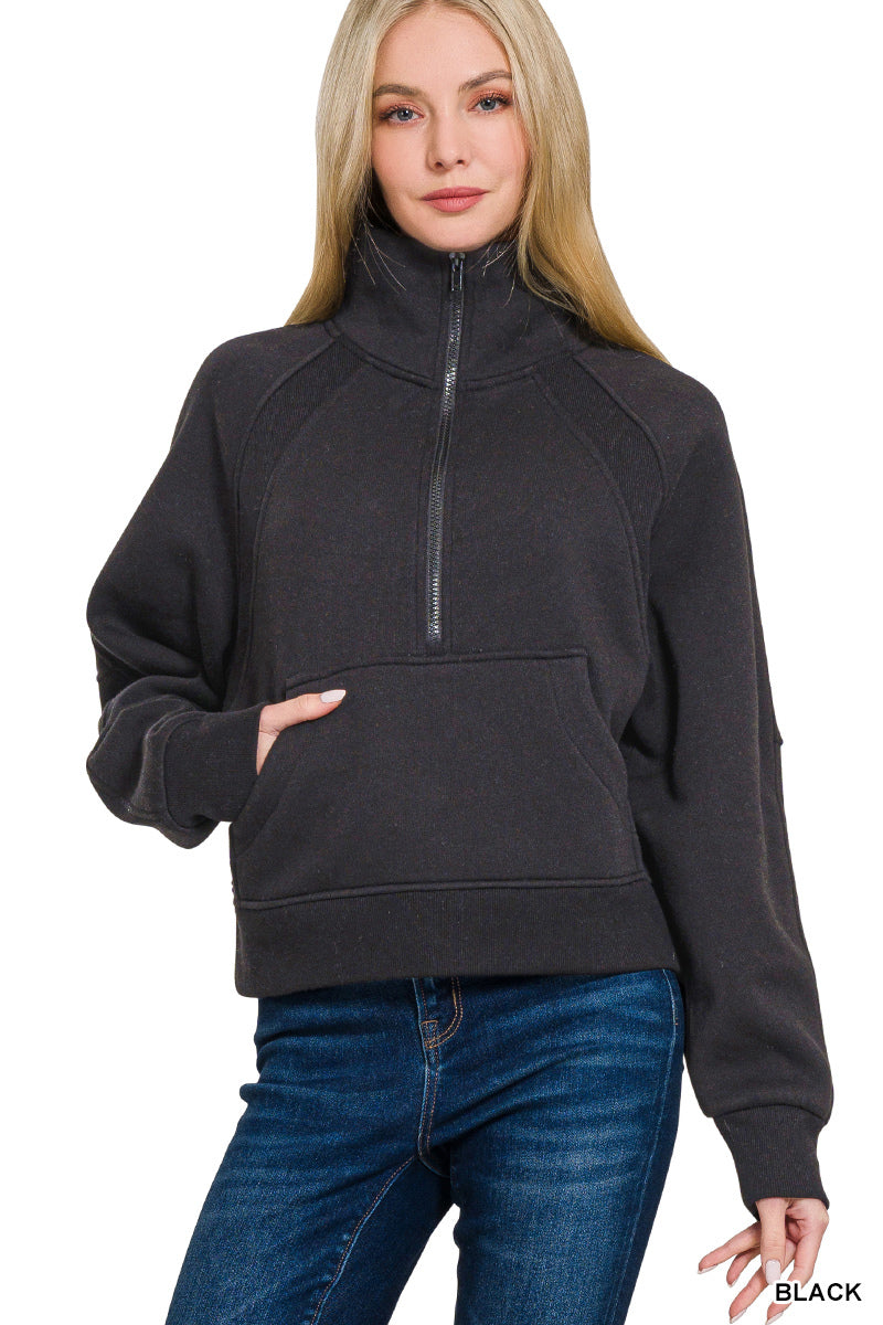 Fleece 1/2 Zip Sweatshirts