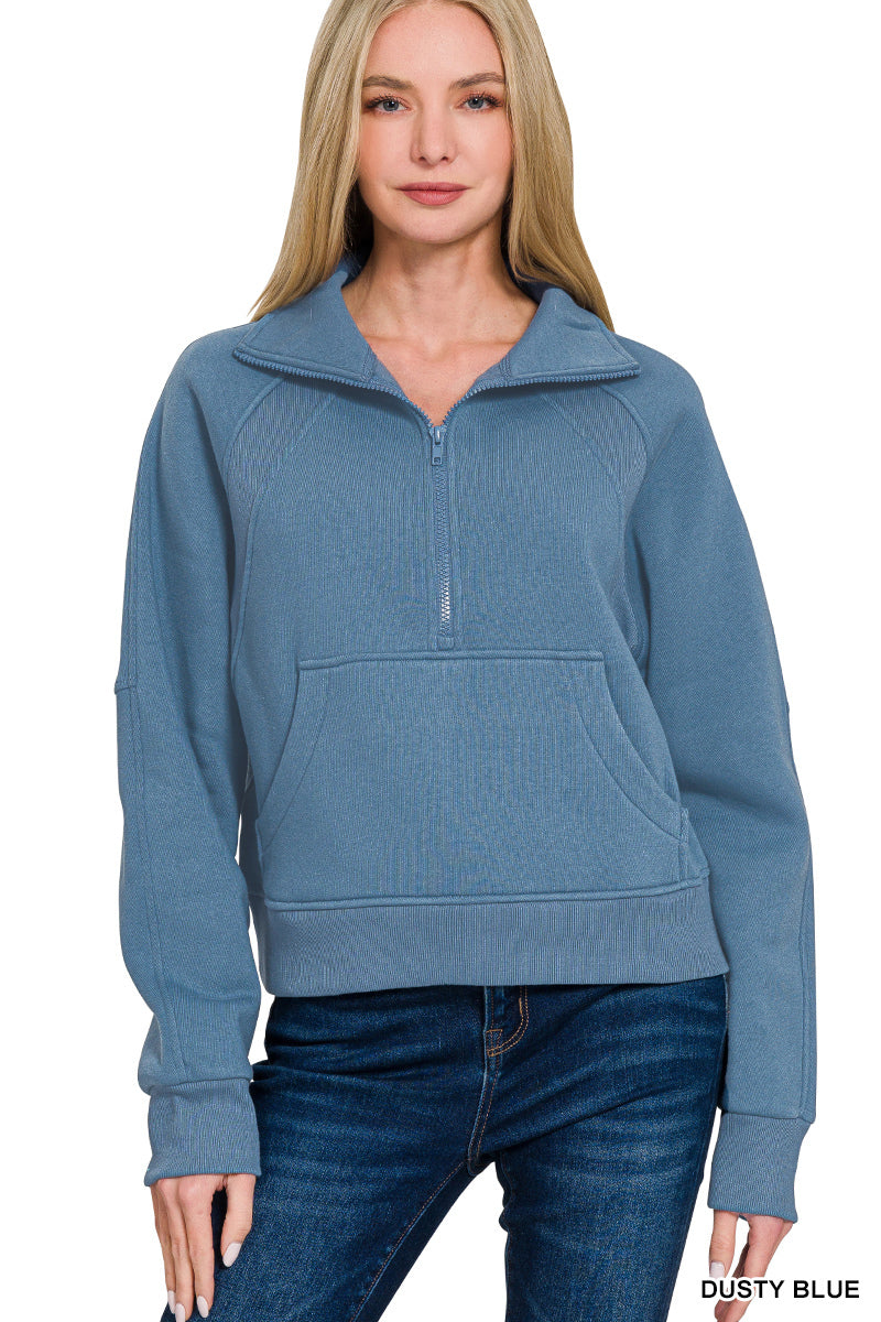 Fleece 1/2 Zip Sweatshirts