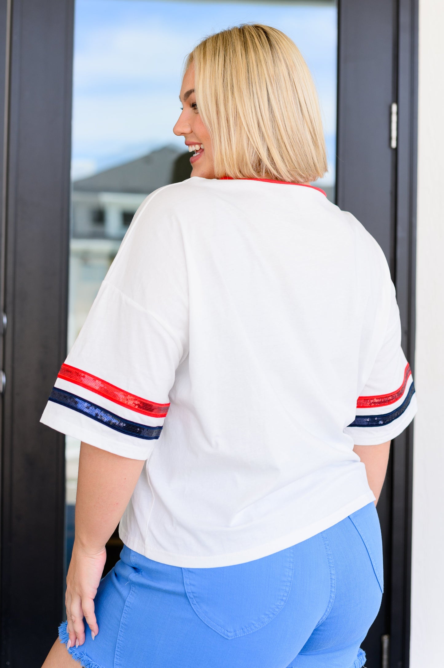 Party In The USA Drop Shoulder Top (Copy)