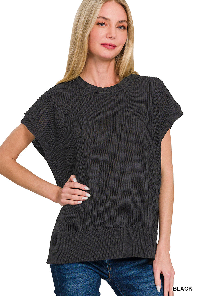 Crew Neck Sweater Vest