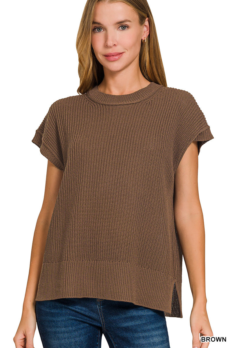 Crew Neck Sweater Vest