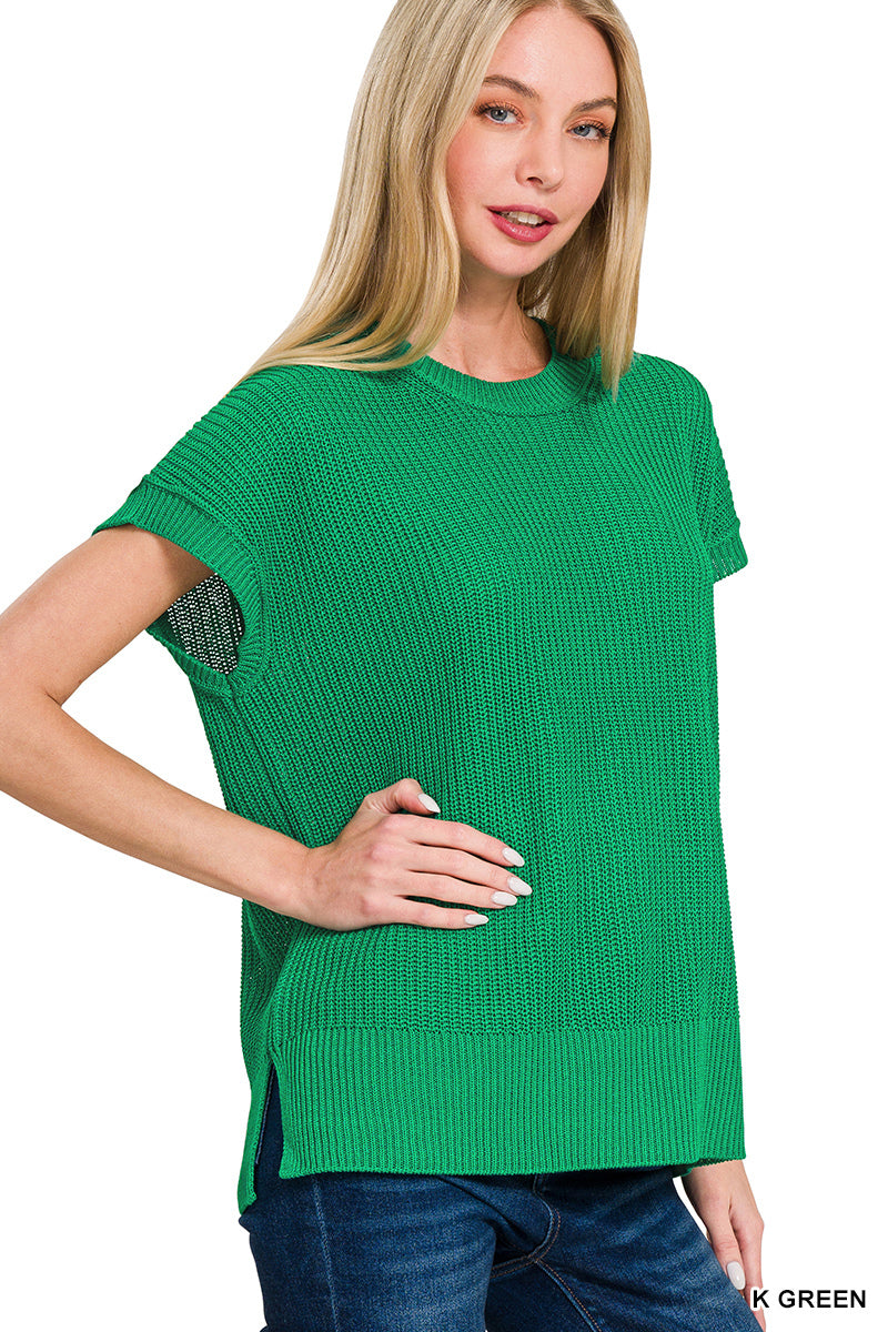 Crew Neck Sweater Vest