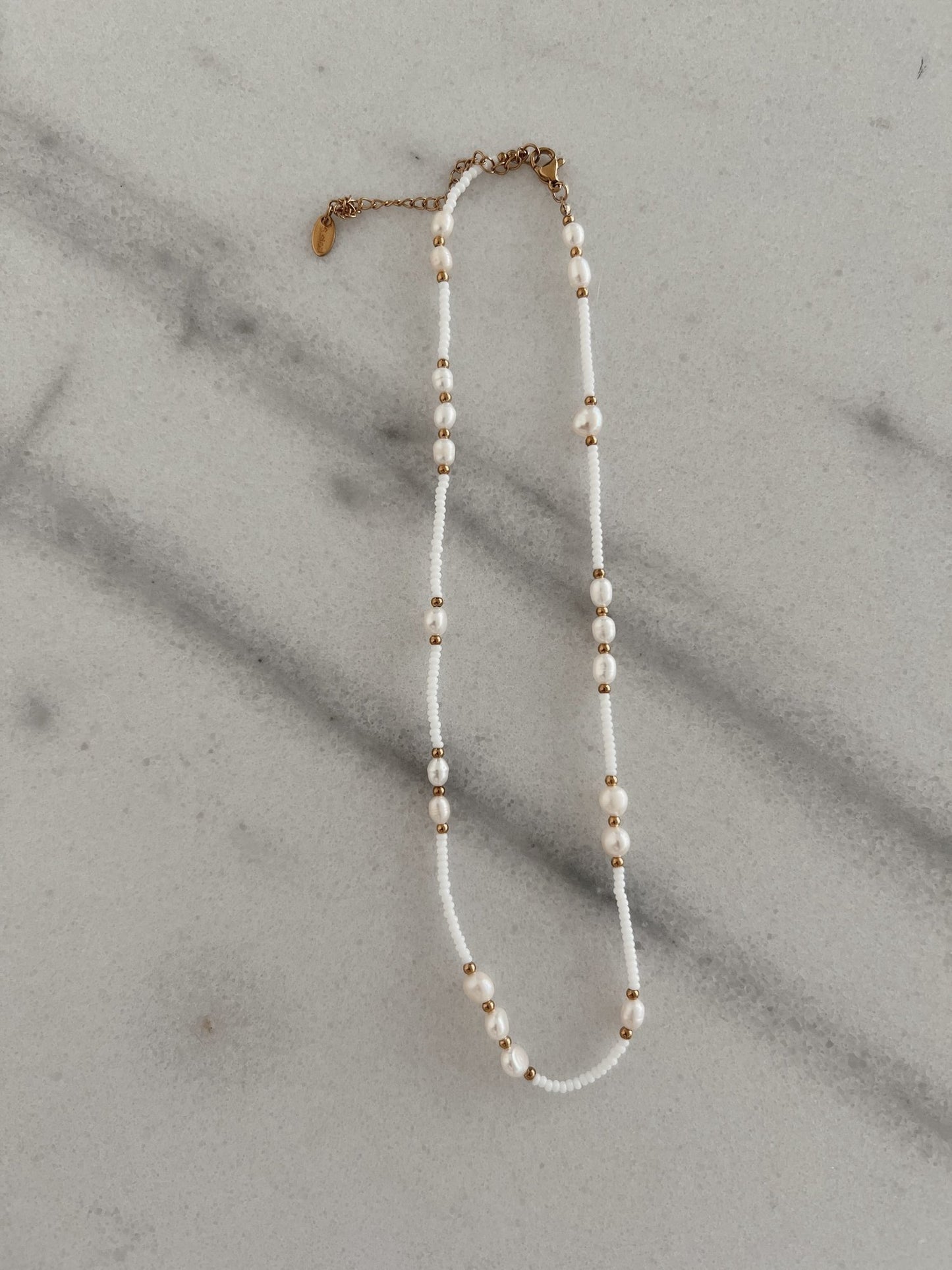 ChanSutt Pearl DAINTY PEARL NECKLACE