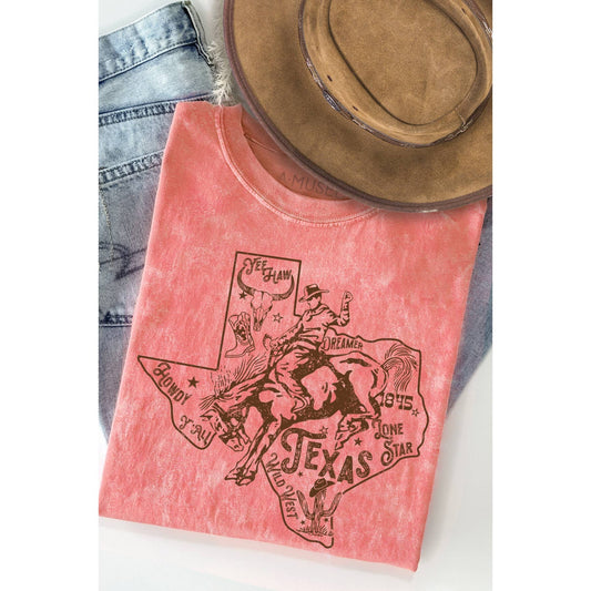 Texas - Mineral Wash T Shirt
