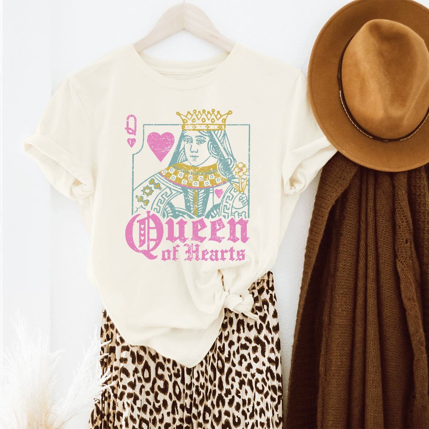 Queen Of Hearts | Short Sleeve Crew Neck